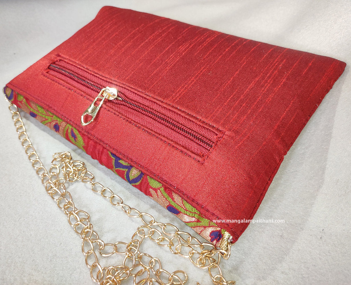 paithani purse