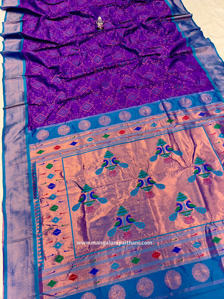 bandhani saree