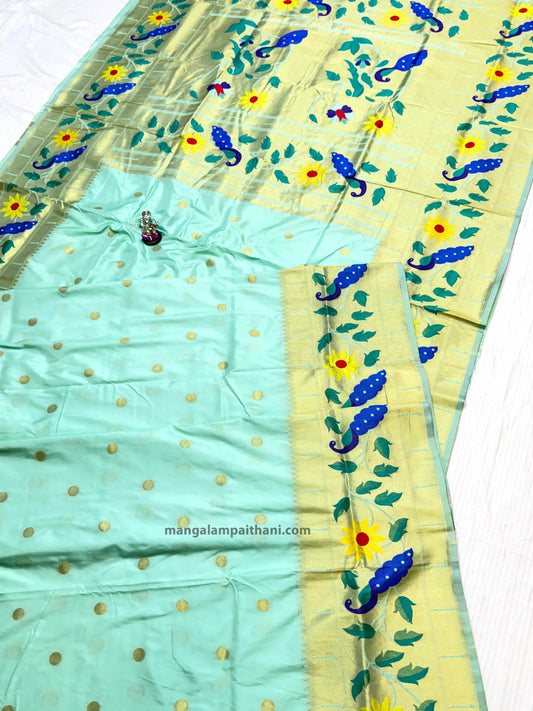 Semi Silk Brocade Paithani #03