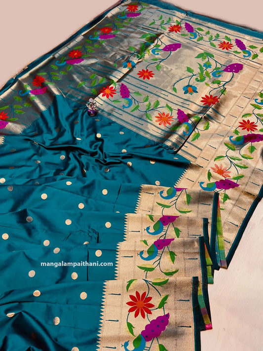 Semi Silk Brocade Paithani #04