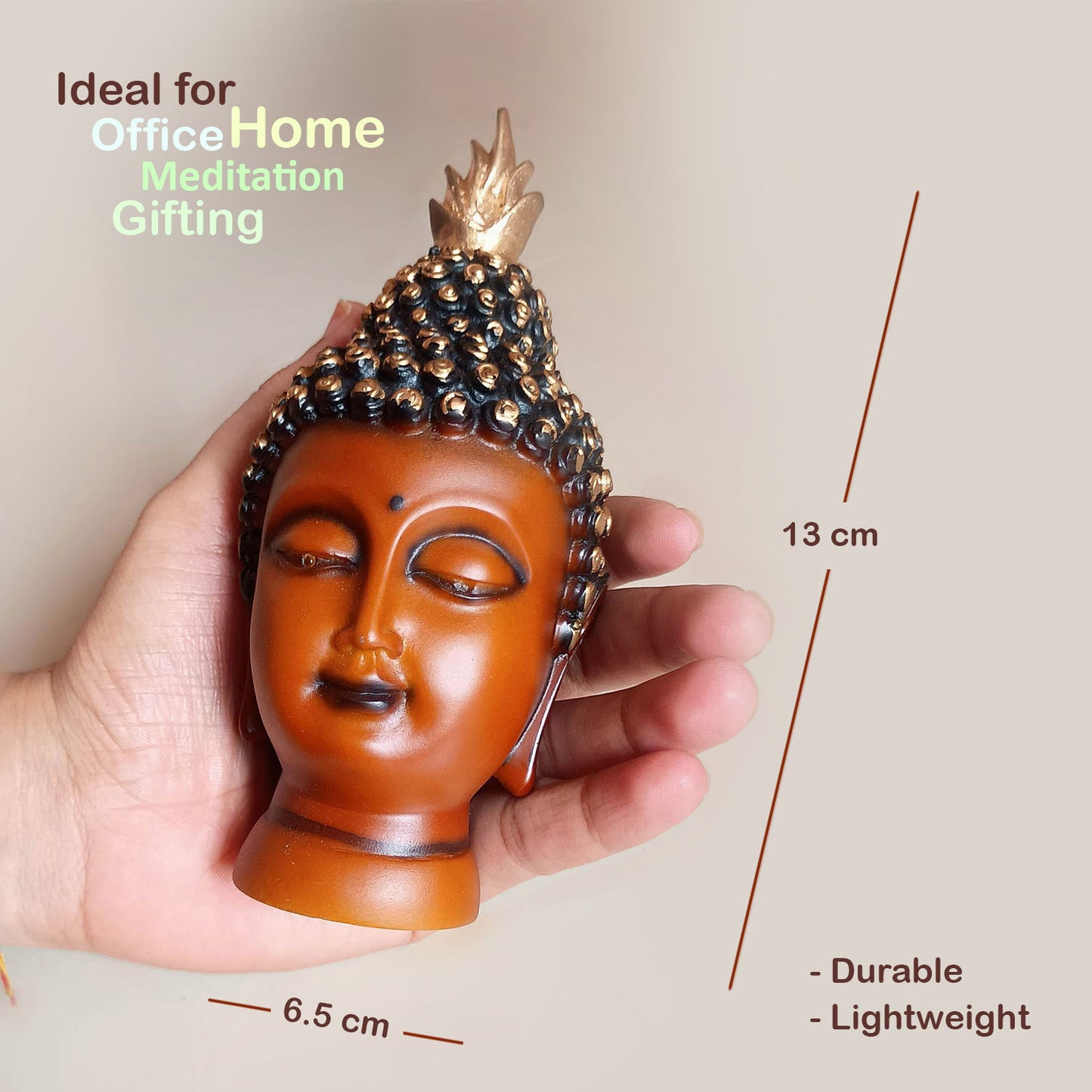 buddha head statue