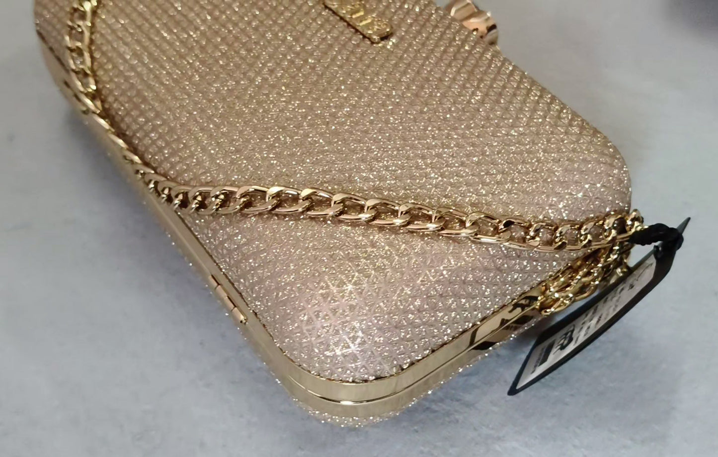 golden color clutch