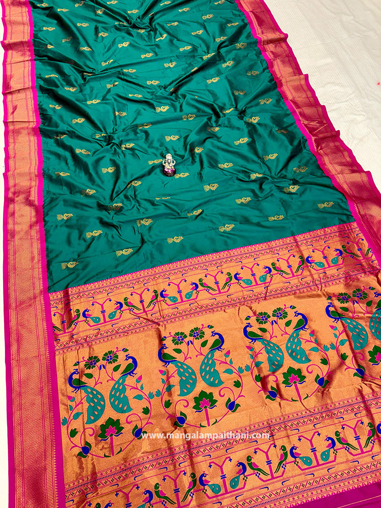 green saree