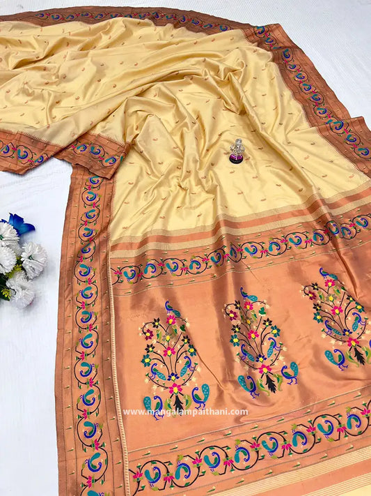 Peacock Brocade Paithani #02