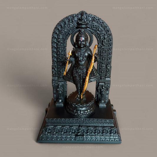 Decorative statue of lord ram