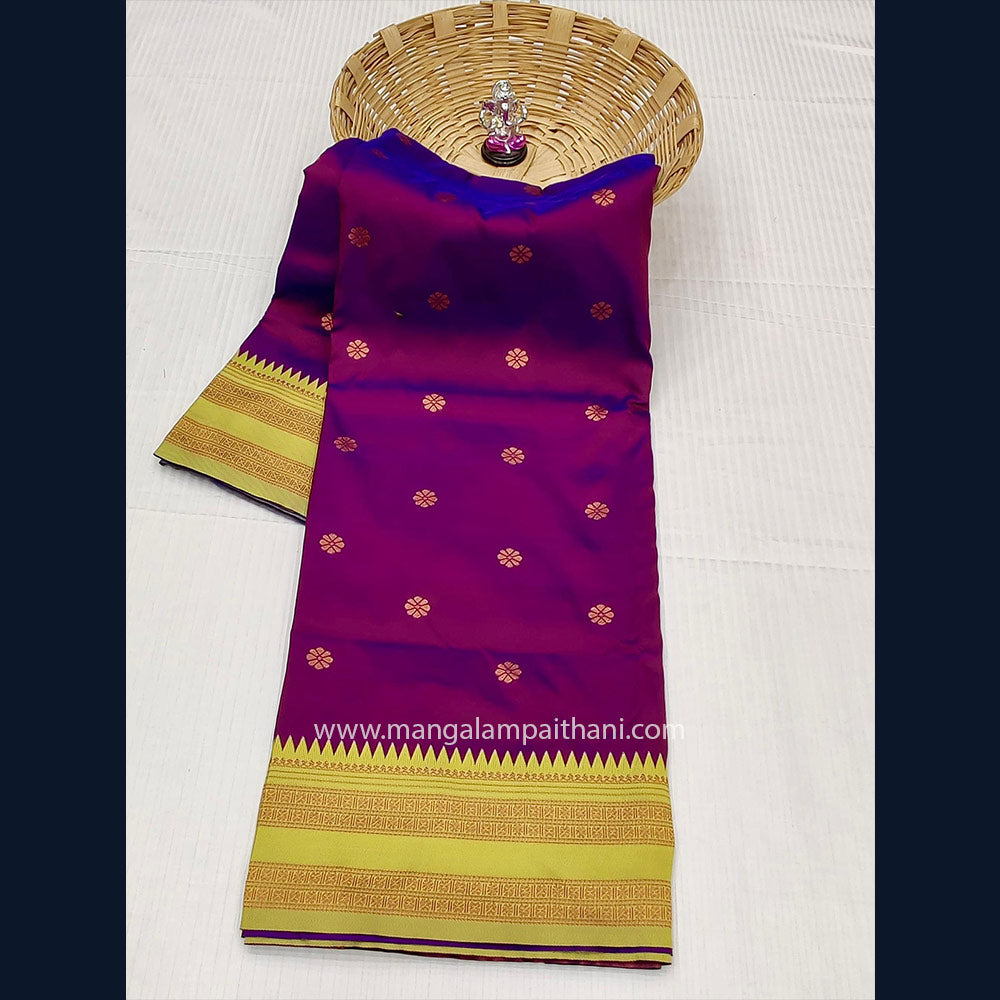 Narayan Peth Semi Silk Paithani #03