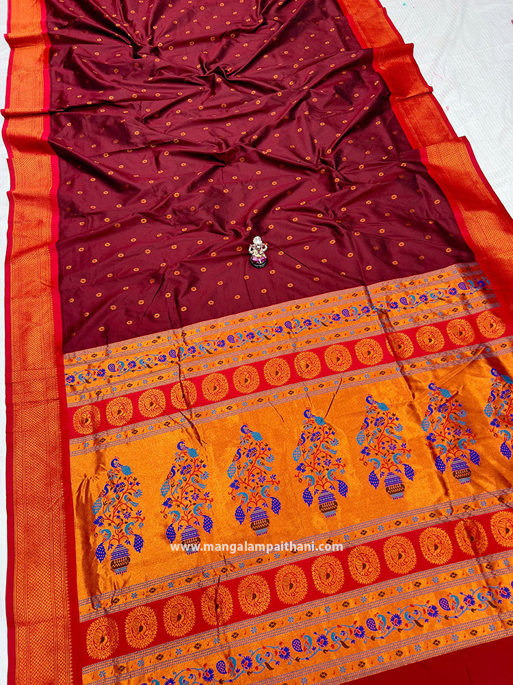 Peacock Design Paithani #01