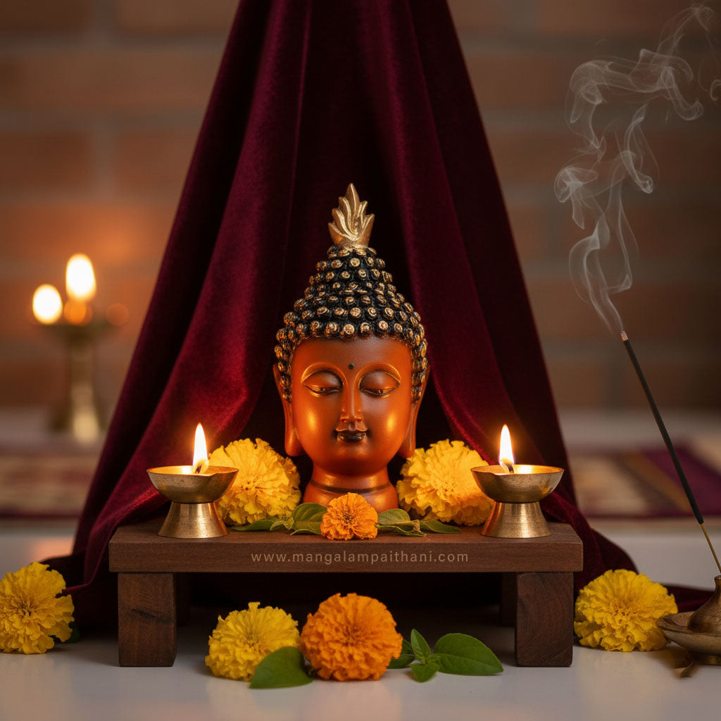 buddha head idol for gifting