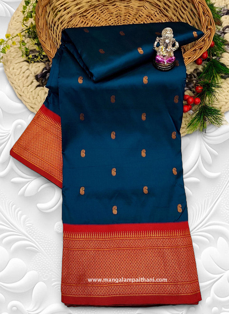 Semi Silk Kadiyal Paithani #01