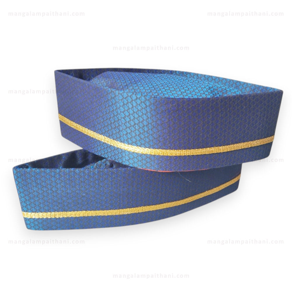 Ethnic Khun Topi with Golden Lace #02