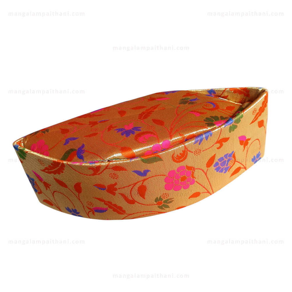 Traditional Paithani Silk Topi #01