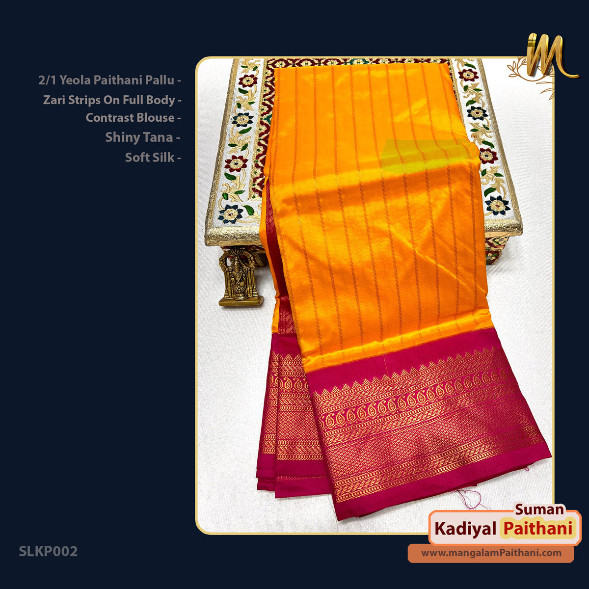 New Suman Lining Kadiyal Paithani #1