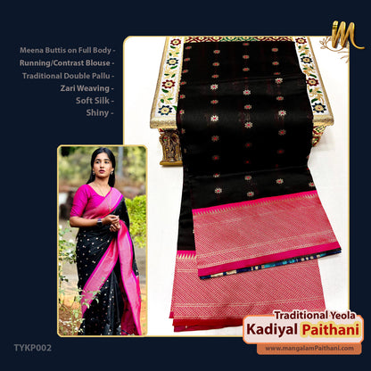 New Traditional Yeola Kadiyal Paithani #1