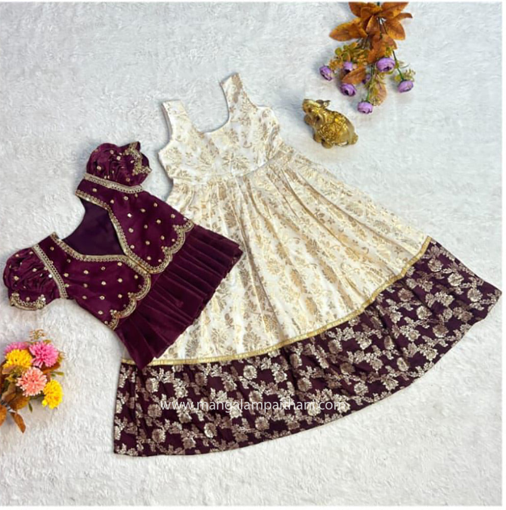 Beautiful Koti Gown - Kids Frock #02