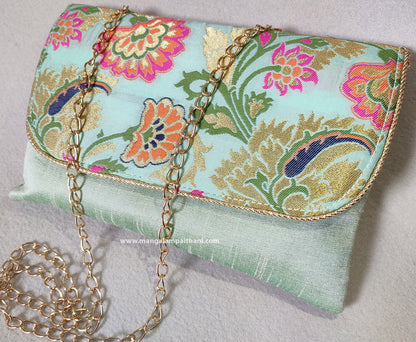 Women's Clutch Purse With Chain Strap #03