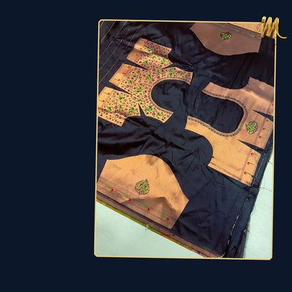 Bandhani Paithani with Designer Blouse #01