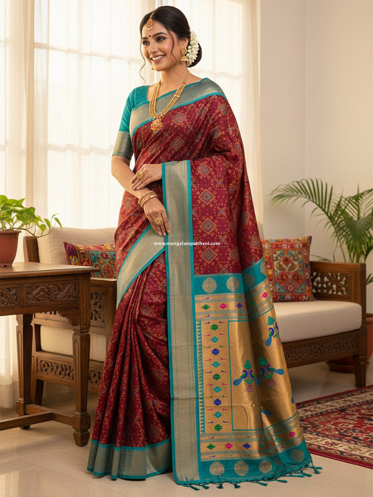 yevla paithani saree