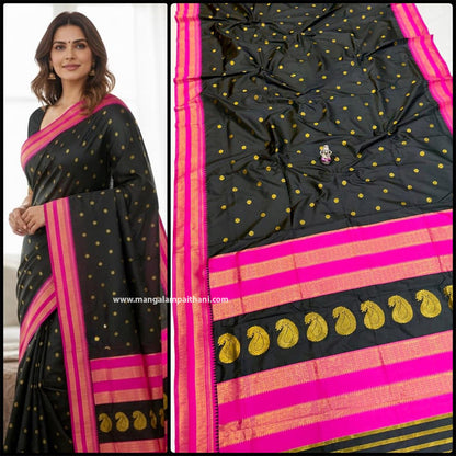 Sankranti Black Paithani Collection #01