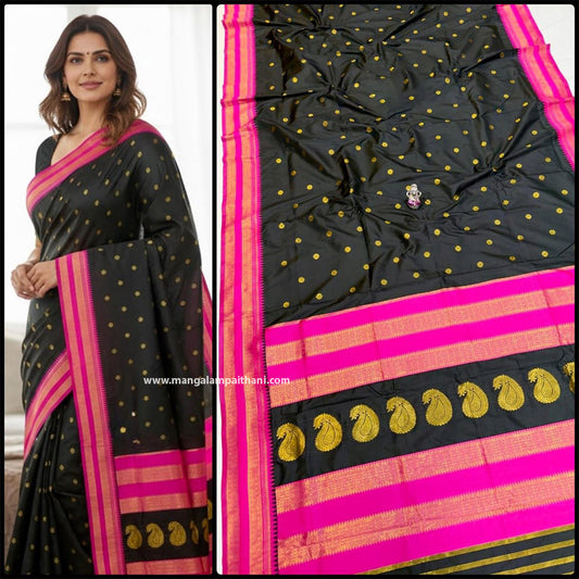 Sankranti Black Paithani Collection #01
