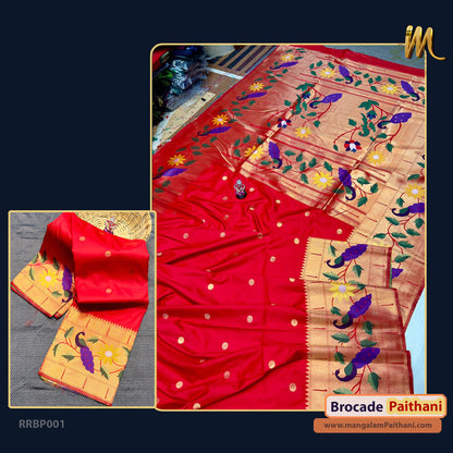 Radha Rani Brocade Paithani #08