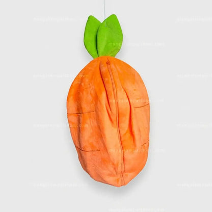 Cute Carrot Bunny Plush Toy Pillow - 2-in-1 Soft Stuffed Rabbit Cushion