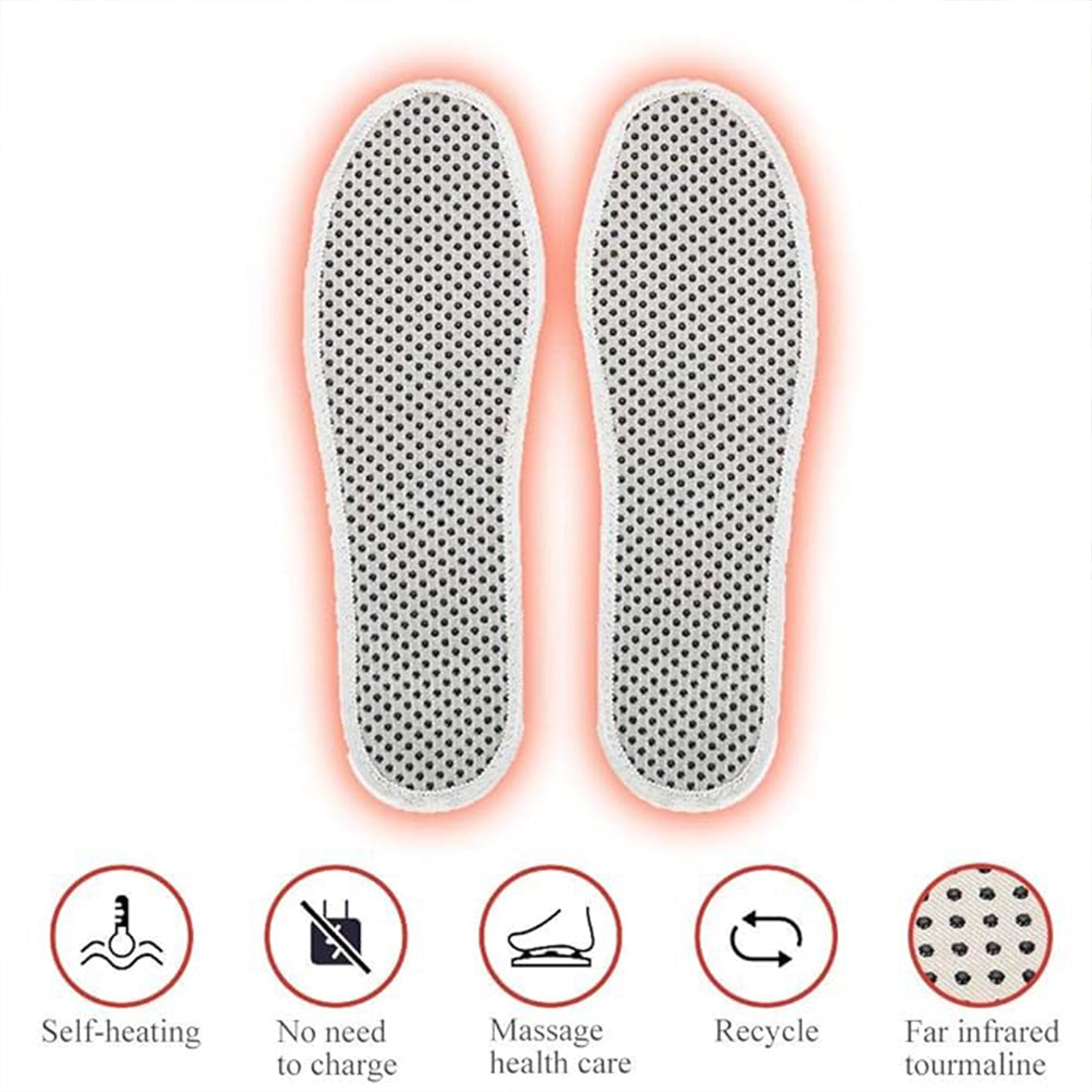 Massage Magnetic Self Heating Insole Shoe - Heating Insole For Women & Men (1 Pair)