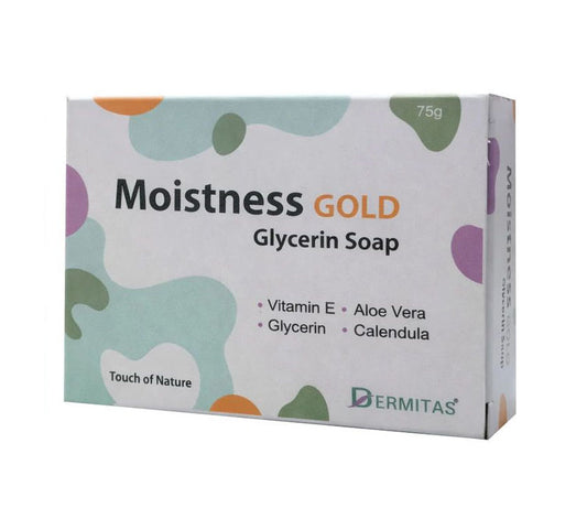 Moistness Gold Glycerin Soap - Pack of 2
