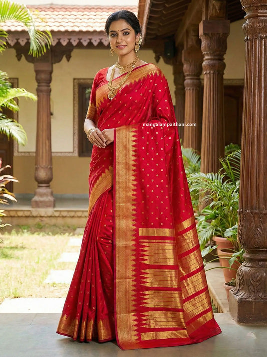 mangalam paithani irkal saree