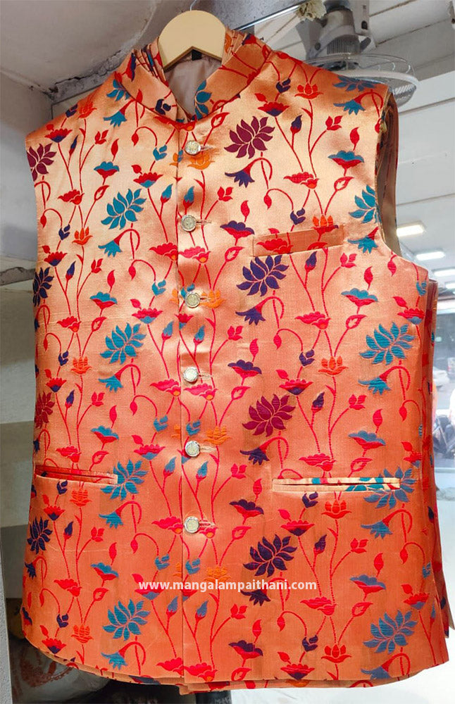 Floral Design Paithani Jacket