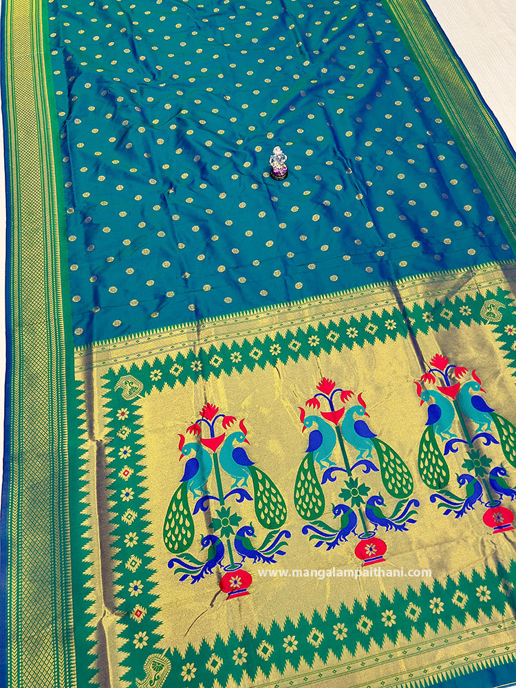 kadiyal yevla paithani saree