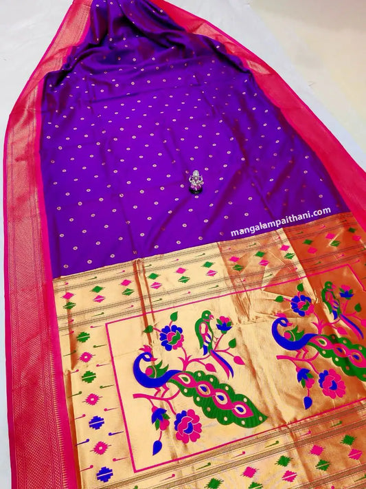 Semi Silk Kadiyal Paithani #02