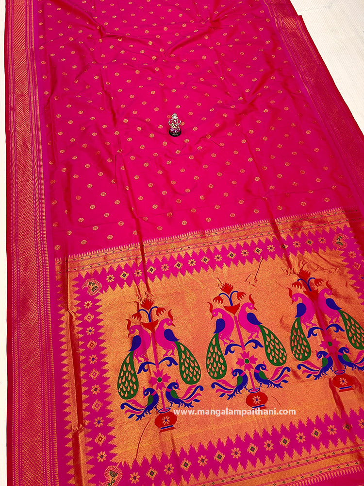 kadiyal pink saree