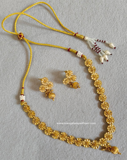 Gold Polish Necklace Set