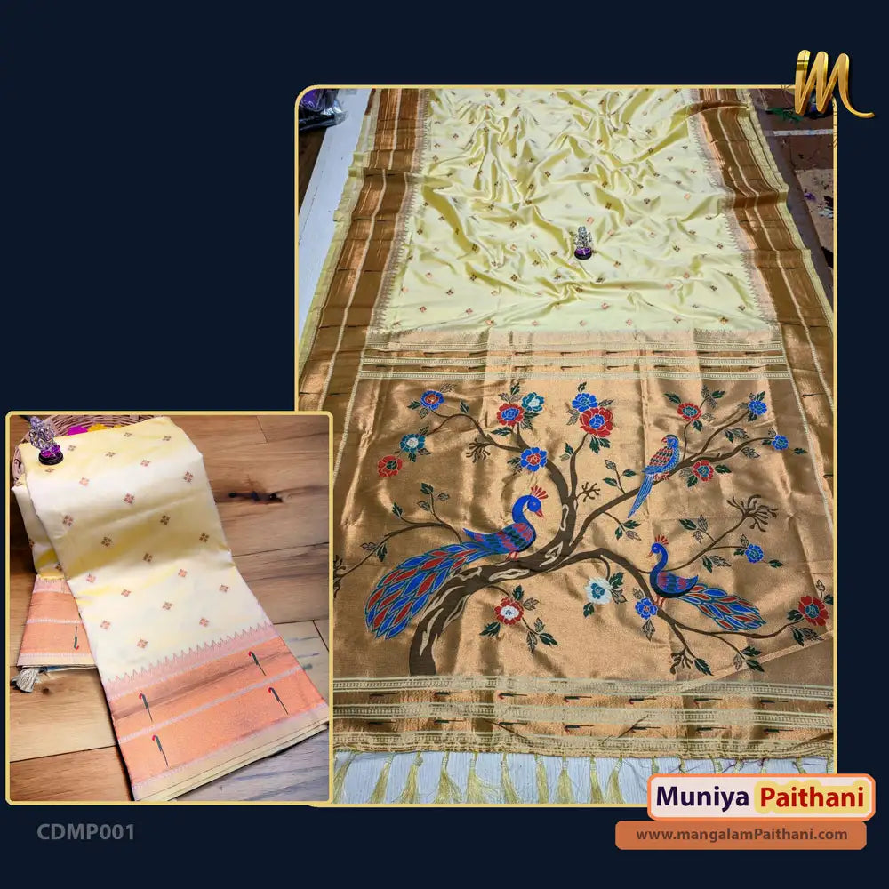 Double Muniya Paithani