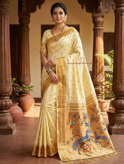 Double Muniya Paithani