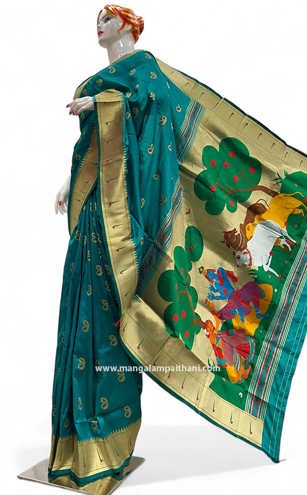 muniya paithani saree