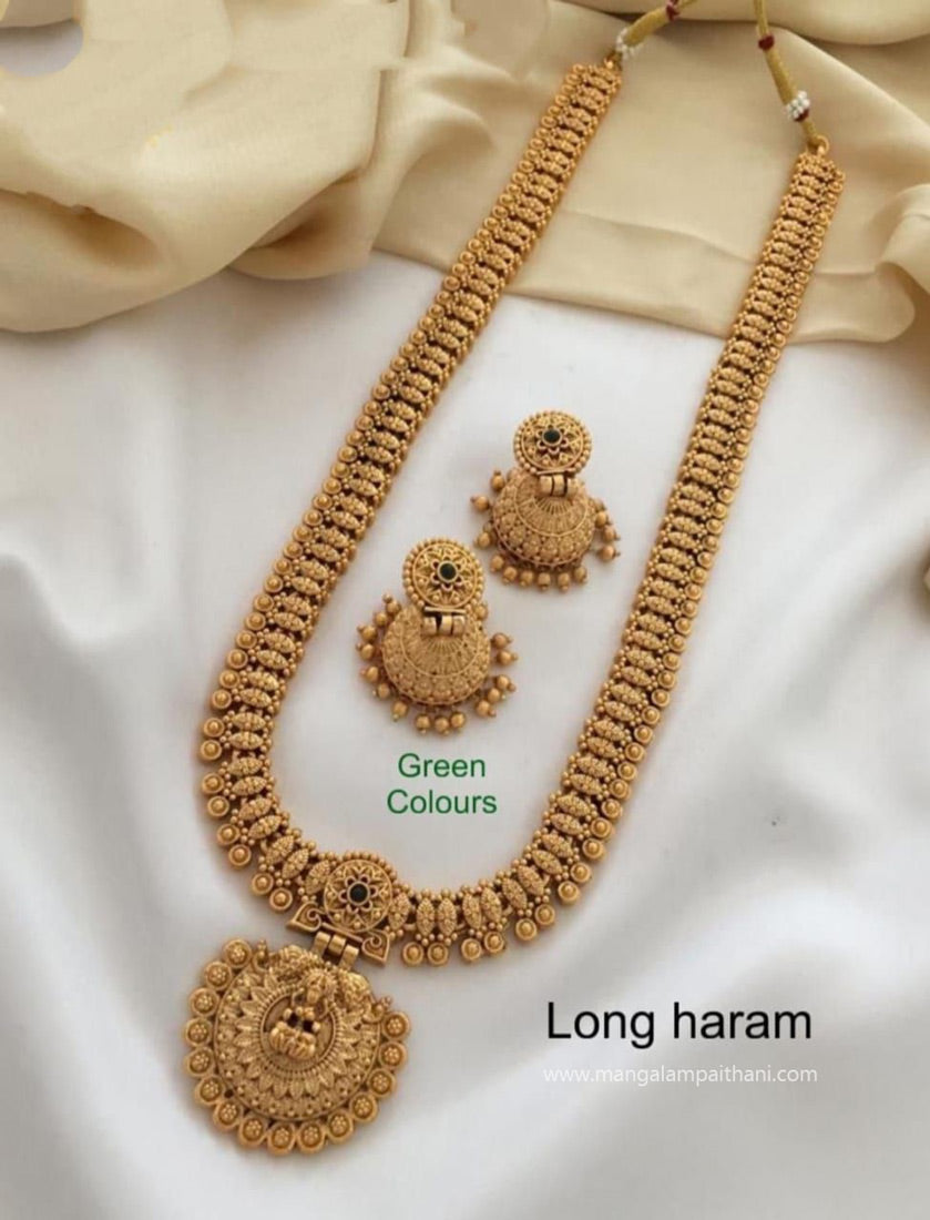 Traditional Long Design Necklace Set