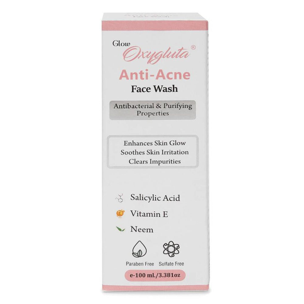 Glow Oxygluta - Anti Acne Face Wash