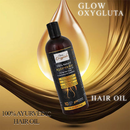 Glow Oxygluta - 100% Ayurvedic Hair Oil