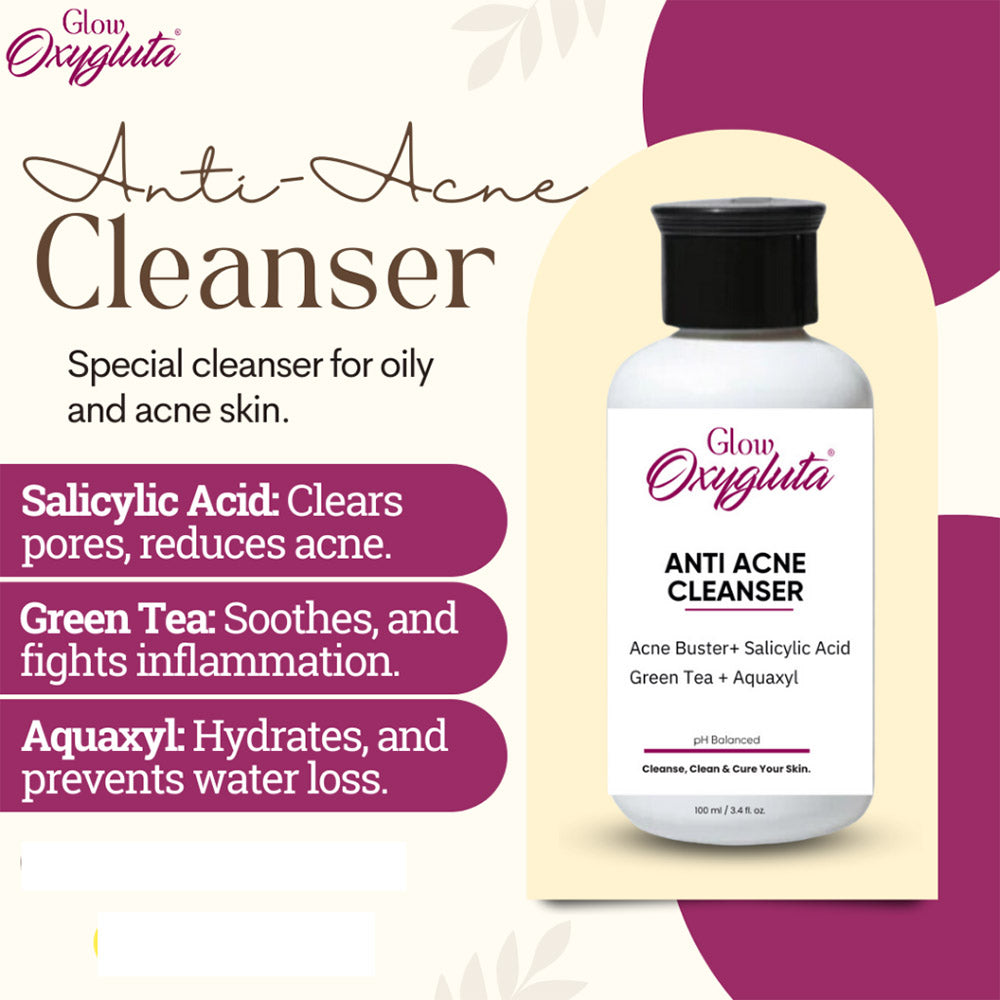 Glow Oxygluta - Anti Acne Cleanser