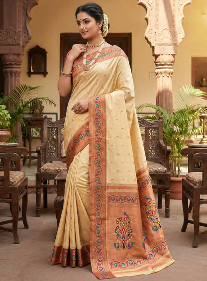 Peacock Brocade Paithani #02