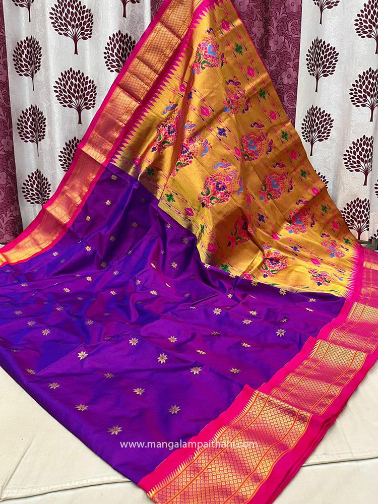 Pure Silk Kadiyal Paithani #01