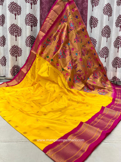 Pure Silk Kadiyal Paithani #02