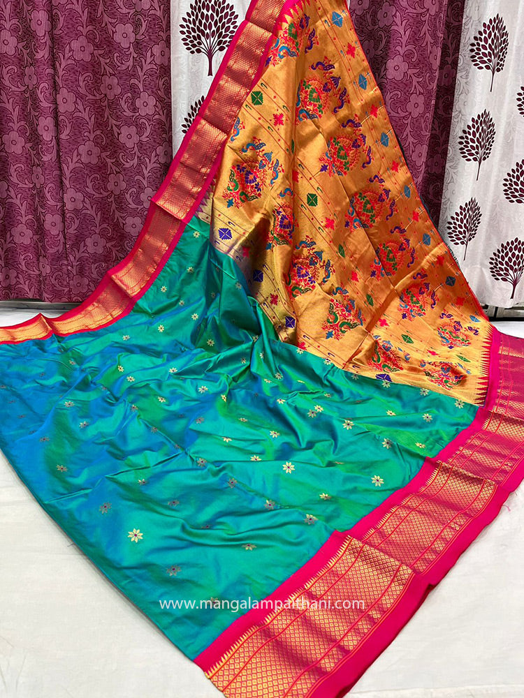 Pure Silk Kadiyal Paithani #03