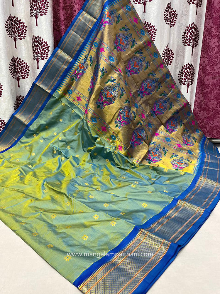 Pure Silk Kadiyal Paithani #05