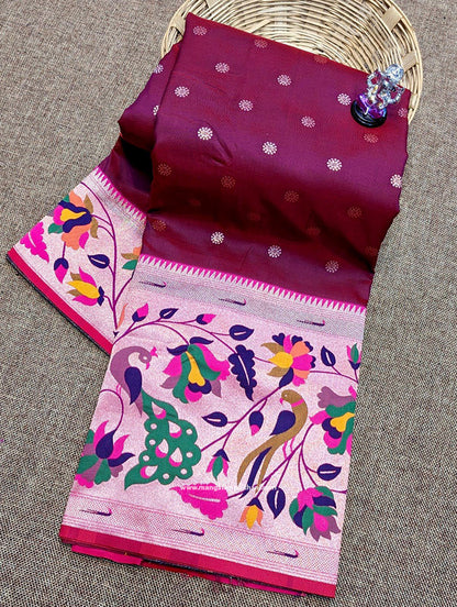 Soft Semi Silk Brocade Paithani #01