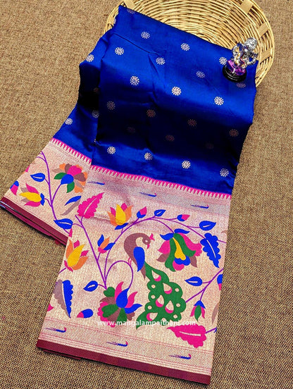 Soft Semi Silk Brocade Paithani #02