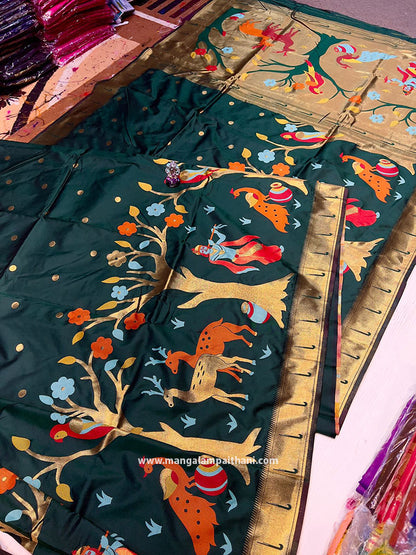 Krishnaleela Brocade Paithani #01