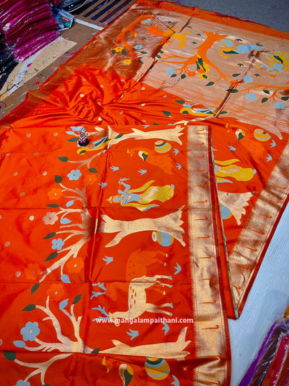 Krishnaleela Brocade Paithani #03