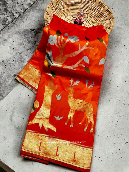 Krishnaleela Brocade Paithani #03